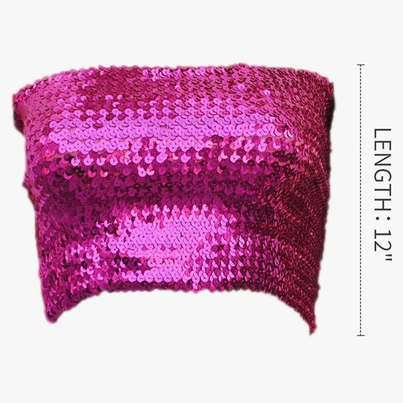 Sequin Pink Top - Picture 4 of 6